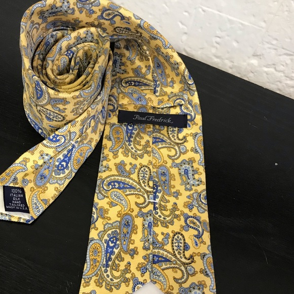 Paul Fredrick Other - 🌼Mens 100% SILK Paisley Tie